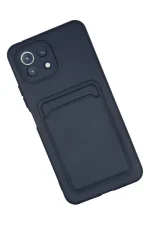 Newface Xiaomi Mi 11 Kılıf Kelvin Kartvizitli Silikon - Lacivert - Görsel 2