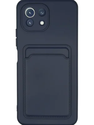 Newface Xiaomi Mi 11 Kılıf Kelvin Kartvizitli Silikon - Lacivert