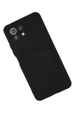 Newface Xiaomi Mi 11 Kılıf Kelvin Kartvizitli Silikon - Siyah - Görsel 2