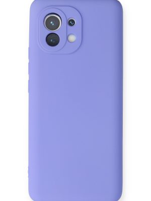 Newface Xiaomi Mi 11 Kılıf Premium Rubber Silikon - Lila