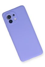 Newface Xiaomi Mi 11 Kılıf Premium Rubber Silikon - Lila - Görsel 3