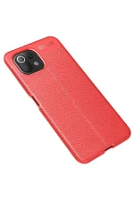 Newface Xiaomi Mİ 11 Lite Kılıf Auto Focus Kapak - Kırmızı - Görsel 2