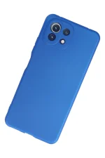 Newface Xiaomi Mİ 11 Lite Kılıf First Silikon - Mavi - Görsel 3