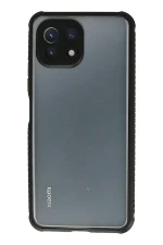 Newface Xiaomi Mİ 11 Lite Kılıf Miami Şeffaf Silikon - Siyah