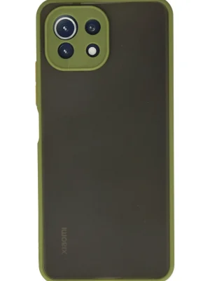 Newface Xiaomi Mİ 11 Lite Kılıf Montreal Silikon Kapak - Açık Yeşil