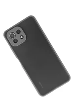 Newface Xiaomi Mİ 11 Lite Kılıf Montreal Silikon Kapak - Gri - Görsel 2