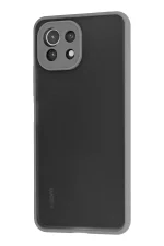 Newface Xiaomi Mİ 11 Lite Kılıf Montreal Silikon Kapak - Gri - Görsel 3