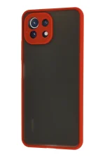 Newface Xiaomi Mİ 11 Lite Kılıf Montreal Silikon Kapak - Kırmızı - Görsel 3