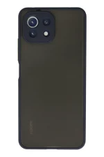 Newface Xiaomi Mİ 11 Lite Kılıf Montreal Silikon Kapak - Lacivert