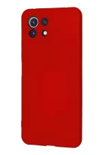 Newface Xiaomi Mİ 11 Lite Kılıf Nano içi Kadife Silikon - Kırmızı - Görsel 3