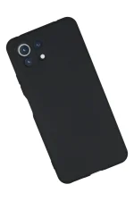 Newface Xiaomi Mİ 11 Lite Kılıf Nano içi Kadife Silikon - Lacivert - Görsel 2