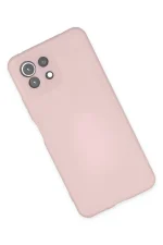 Newface Xiaomi Mİ 11 Lite Kılıf Nano içi Kadife Silikon - Pudra - Görsel 2