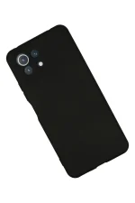 Newface Xiaomi Mİ 11 Lite Kılıf Nano içi Kadife Silikon - Siyah - Görsel 2