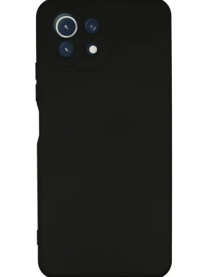 Newface Xiaomi Mİ 11 Lite Kılıf Nano içi Kadife Silikon - Siyah