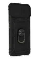 Newface Xiaomi Mİ 11 Lite Kılıf Pars Lens Yüzüklü Silikon - Siyah - Görsel 2