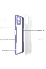 Newface Xiaomi Mİ 11 Lite Kılıf Platin Silikon - Yeşil - Görsel 2