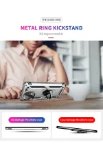 Newface Xiaomi Mİ 11 Lite Kılıf Sofya Yüzüklü Silikon Kapak - Gümüş - Görsel 7