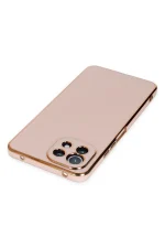 Newface Xiaomi Mİ 11 Lite Kılıf Volet Silikon - Pembe - Görsel 5