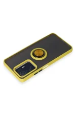 Newface Xiaomi Mi 11T Pro Kılıf Montreal Yüzüklü Silikon Kapak - Sarı - Görsel 3
