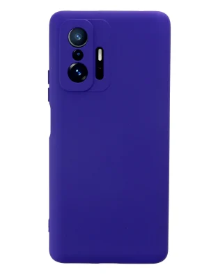 Newface Xiaomi Mi 11T Pro Kılıf Nano içi Kadife Silikon - Mor