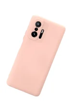 Newface Xiaomi Mi 11T Pro Kılıf Nano içi Kadife Silikon - Pudra - Görsel 3