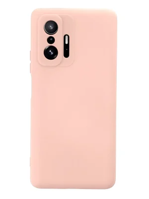 Newface Xiaomi Mi 11T Pro Kılıf Nano içi Kadife Silikon - Pudra
