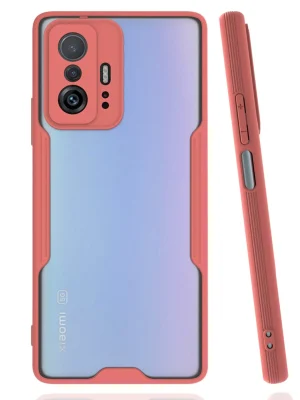 Newface Xiaomi Mi 11T Pro Kılıf Platin Silikon - Pembe