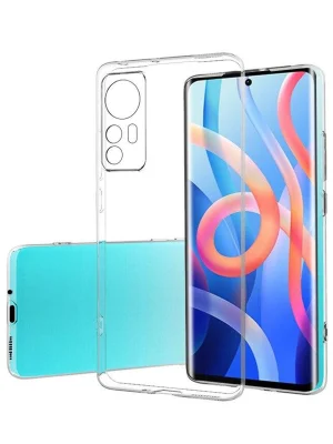 Newface Xiaomi Mi 12 Kılıf Lüx Şeffaf Silikon