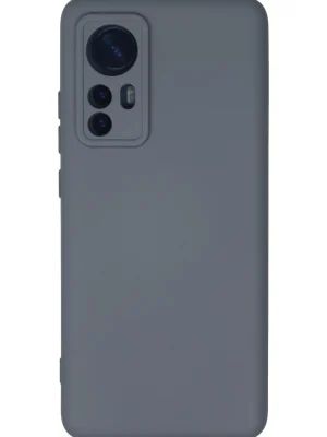 Newface Xiaomi Mi 12 Kılıf Nano içi Kadife Silikon - Gri