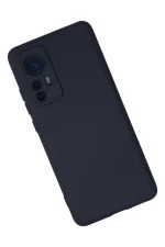 Newface Xiaomi Mi 12 Kılıf Nano içi Kadife Silikon - Lacivert - Görsel 2