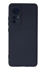 Newface Xiaomi Mi 12 Kılıf Nano içi Kadife Silikon - Lacivert