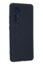 Newface Xiaomi Mi 12 Kılıf Nano içi Kadife Silikon - Lacivert - Görsel 3