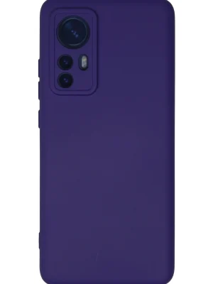 Newface Xiaomi Mi 12 Kılıf Nano içi Kadife Silikon - Mor