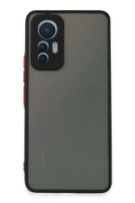 Newface Xiaomi Mi 12 Lite Kılıf Montreal Silikon Kapak - Siyah