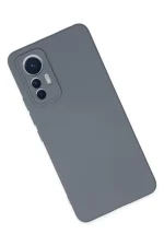 Newface Xiaomi Mi 12 Lite Kılıf Nano içi Kadife Silikon - Gri - Görsel 3