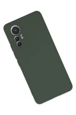 Newface Xiaomi Mi 12 Lite Kılıf Nano içi Kadife Silikon - Koyu Yeşil - Görsel 3