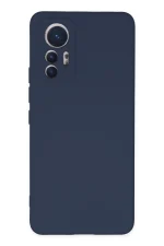 Newface Xiaomi Mi 12 Lite Kılıf Nano içi Kadife Silikon - Lacivert