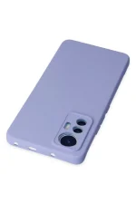 Newface Xiaomi Mi 12 Lite Kılıf Nano içi Kadife Silikon - Lila - Görsel 4