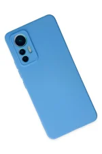 Newface Xiaomi Mi 12 Lite Kılıf Nano içi Kadife Silikon - Mavi - Görsel 3