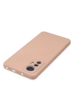 Newface Xiaomi Mi 12 Lite Kılıf Nano içi Kadife Silikon - Pudra - Görsel 4
