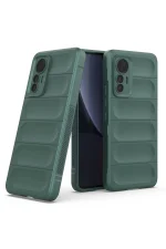 Newface Xiaomi Mi 12 Lite Kılıf Optimum Silikon - Koyu Yeşil - Görsel 2