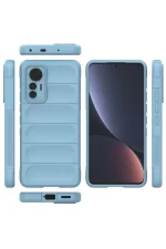 Newface Xiaomi Mi 12 Lite Kılıf Optimum Silikon - Sky Blue - Görsel 3