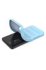 Newface Xiaomi Mi 12 Lite Kılıf Optimum Silikon - Sky Blue - Görsel 4