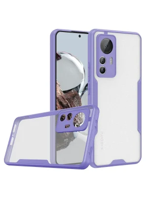 Newface Xiaomi Mi 12T Kılıf Platin Silikon - Lila