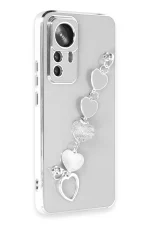 Newface Xiaomi Mi 12T Pro Kılıf Esila Silikon - Beyaz - Görsel 2