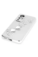 Newface Xiaomi Mi 12T Pro Kılıf Esila Silikon - Beyaz - Görsel 4