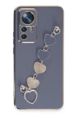 Newface Xiaomi Mi 12T Pro Kılıf Esila Silikon - Gri