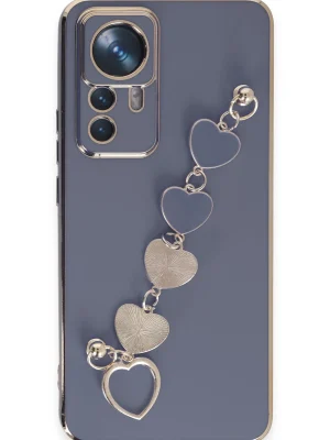 Newface Xiaomi Mi 12T Pro Kılıf Esila Silikon - Gri