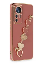 Newface Xiaomi Mi 12T Pro Kılıf Esila Silikon - Kırmızı - Görsel 2