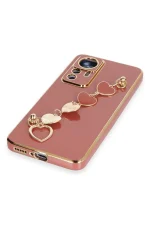 Newface Xiaomi Mi 12T Pro Kılıf Esila Silikon - Kırmızı - Görsel 4